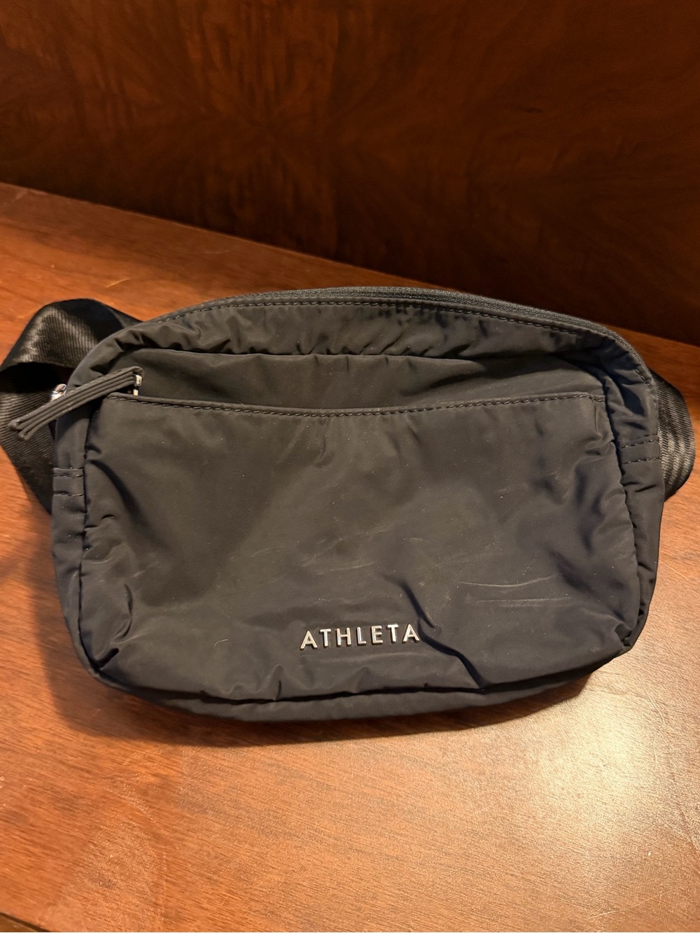 Athleta Black Nylon Waist Pouch